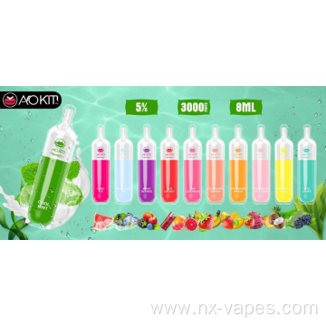 Aokit Nano 3000 Puffs Vape Wholesale